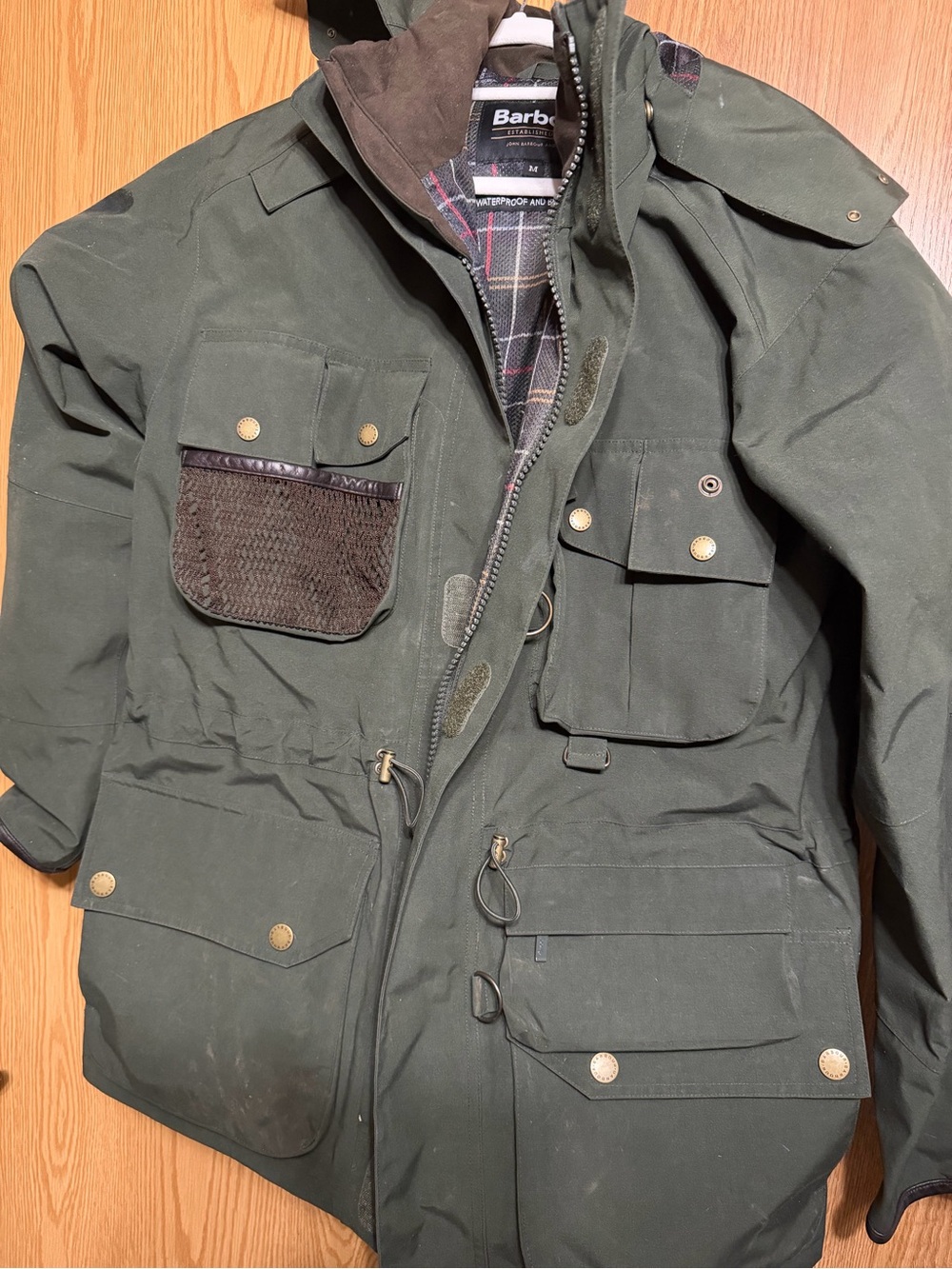 Barbour Heritage Dryfly Jacket Mens M